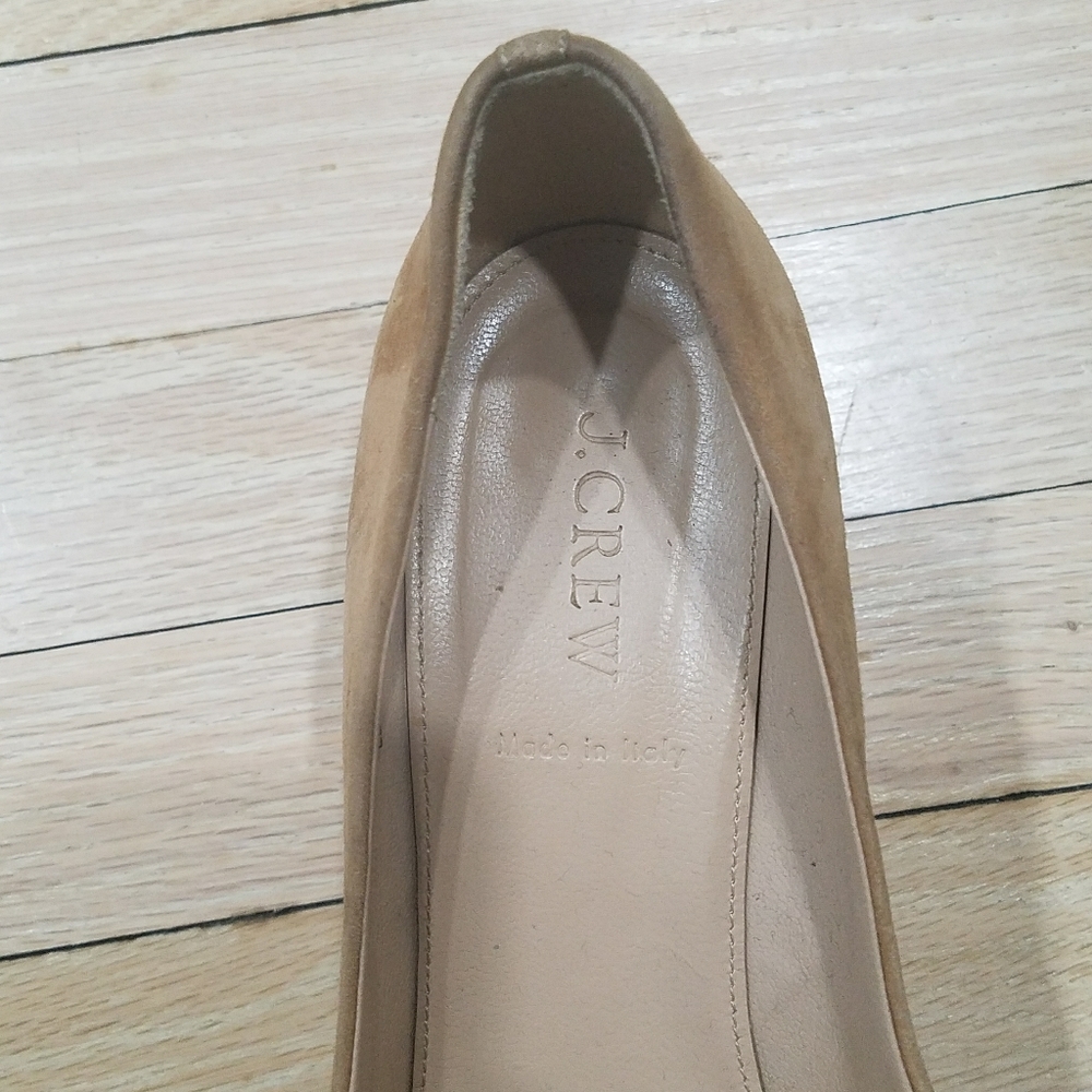 J Crew made in Italy suede heels - Picture 2 of 7
